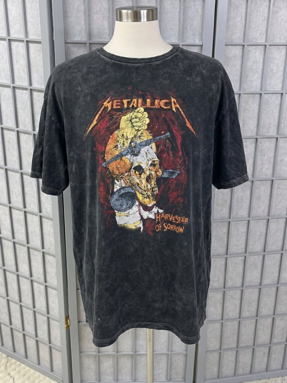 Mens Metallica  band TShirt
